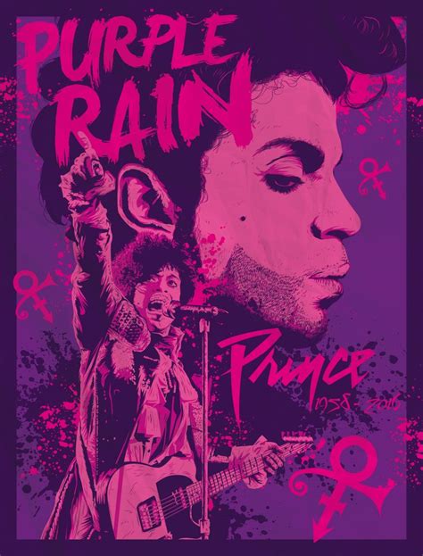 Prince Purple Rain Griffindesign Posterspy