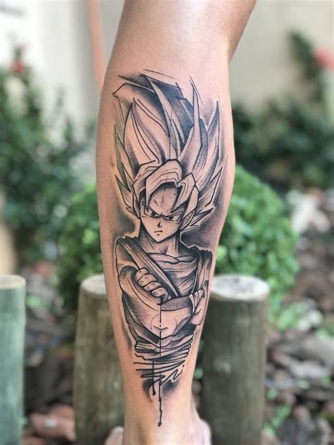 Goku Dragon Ball Z Tatuagens De Anime Desenhos De Anime Tatuagem My