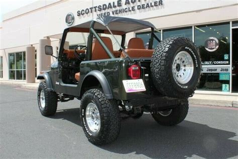 1983 Jeep Cj 4wd Cj7 34990 Miles Sherwood Green Metallic Suv 258 Cu In