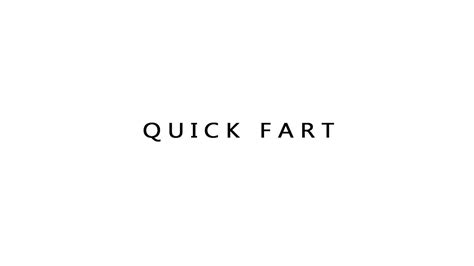 Quick Fart Sound Fx Youtube