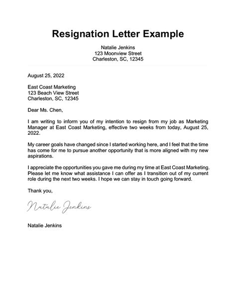 The Best Resignation Letter Examples And Guide For 2024 Artofit