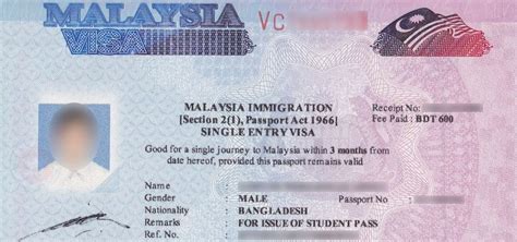 A spanish student visa is needed by all students who want to attend a university in spain. Entry Requirements to Malaysia - lcct.com.my
