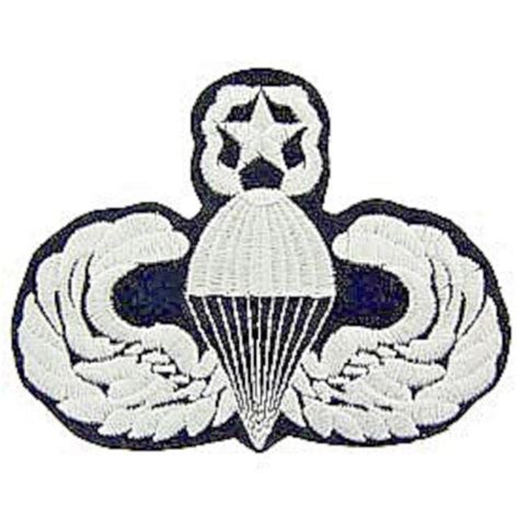 Military Embroidered Patch Master Parachutist Patch Iron On New 3