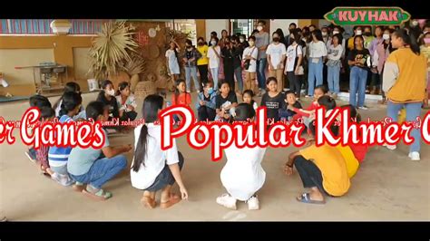 Popular Khmer Games During Khmer New Year Youtube