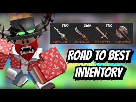 Road To The Best Inventory In Assassin Roblox Assassin Youtube