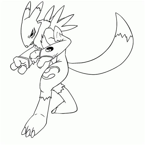 Printable Digimon Coloring Page Coloring Home