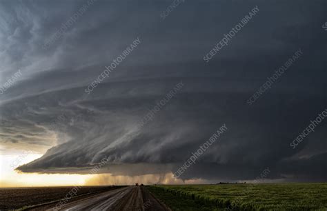 Supercell Thunderstorm Kansas Usa Stock Image C0569983 Science
