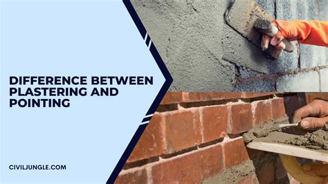 15 Difference Between Plastering And Pointing What Is Plastering