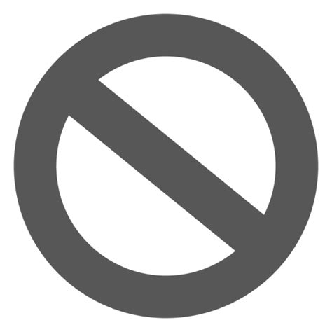 Banned Circle Icon Transparent Png And Svg Vector File