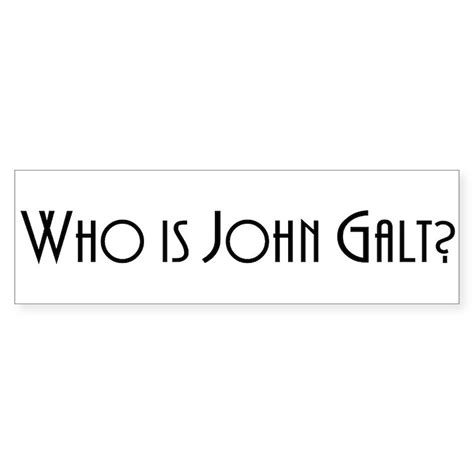 Who Is John Galt Bumper Light Bumper Sticker Who Is John Galt Atlas