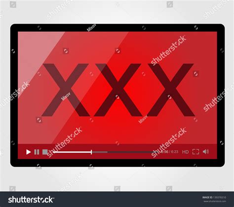 Video Player For Web Xxx Adult Stock Vector Illustration 139376510