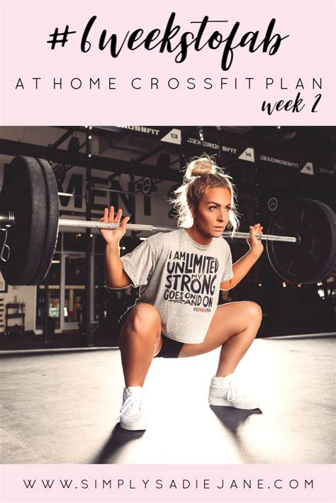 Week Week At Home Crossfit Inspired Workouts Fitness Video Of The Week Crossfit At Home