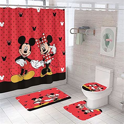 Todays Only Mickey And Minnie Mouse Bathroom Set