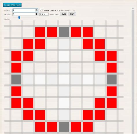 How To Make Big Circles In Minecraft