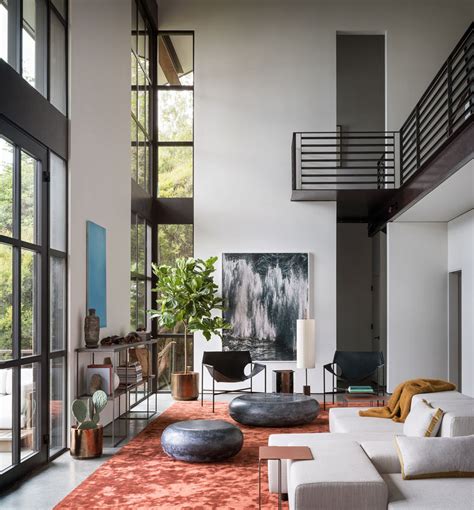 High Ceilings And Industrial Materials Are Prominent Design Elements In