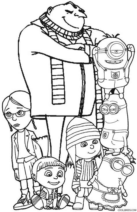 Sheenaowens Despicable Me Minions Coloring Pages