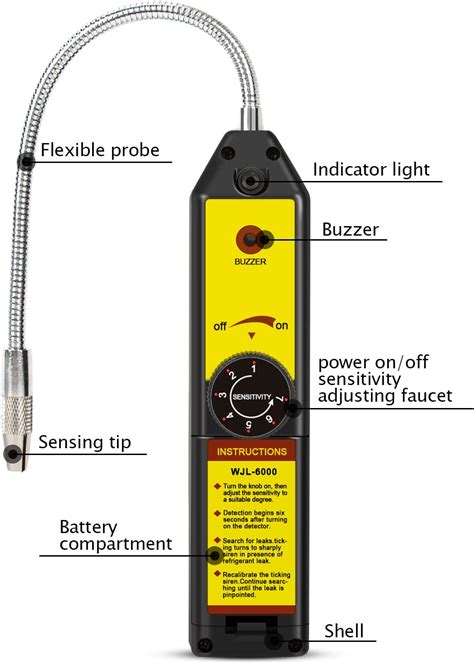 Buy Freon Leak Detector Wjl 6000 Refrigerant Hvac Leak Detector