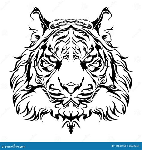 Tribal Tiger Tattoos Designs