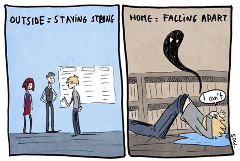 This Artist Absolutely Nailed It With His Comics About Anxiety