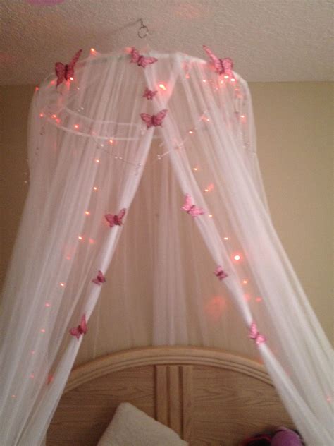 Butterfly Bed Canopy I Made Girls Bedroom Canopy Baby Room Decor