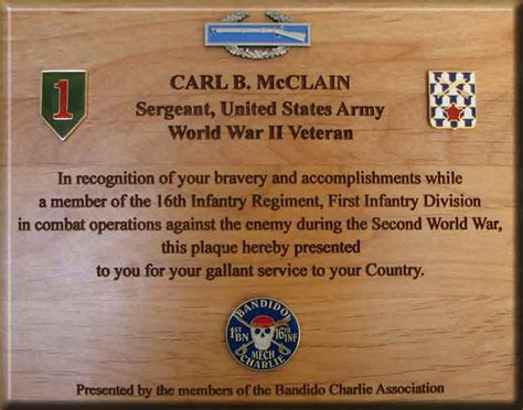 Army Pcs Plaque Wording Army Military