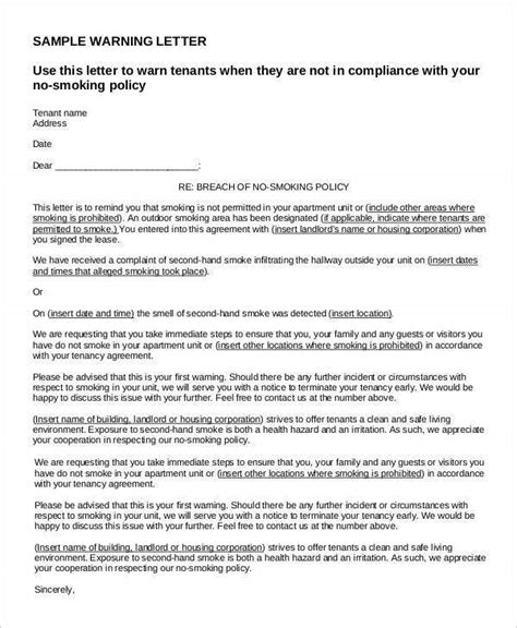 30 Warning Letter Templates