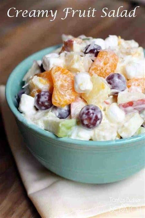 Creamy Fruit Salad Tastes Better From Scratch
