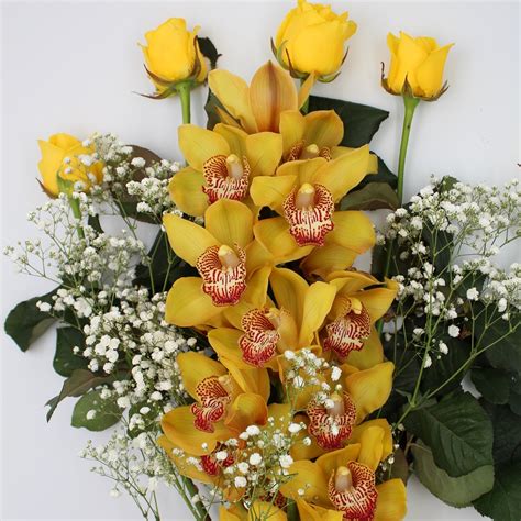 Perchè inviare delle rose rosse ad una persona? Mazzo di rose e orchidee passioni raffinate - La Violetta ...