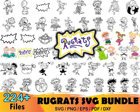 Rugrats Bundle Svg Free Svg Files For Cricut