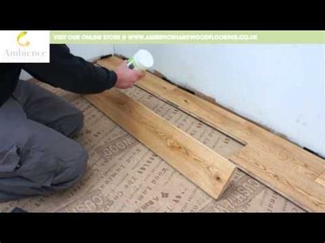 Parquet can be installed also on vinyl floor covering. How to Install Engineered Tongue & Groove Flooring - YouTube | Hardwood installation, Flooring