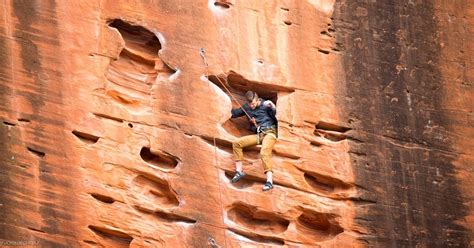 7 Sport Routes In Cliff • Namaste Wall A Cliff Inside Zion National