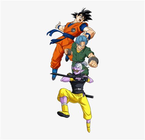 Goku Trunks Fu Fu Dragon Ball Heroes Png Image Transparent Png