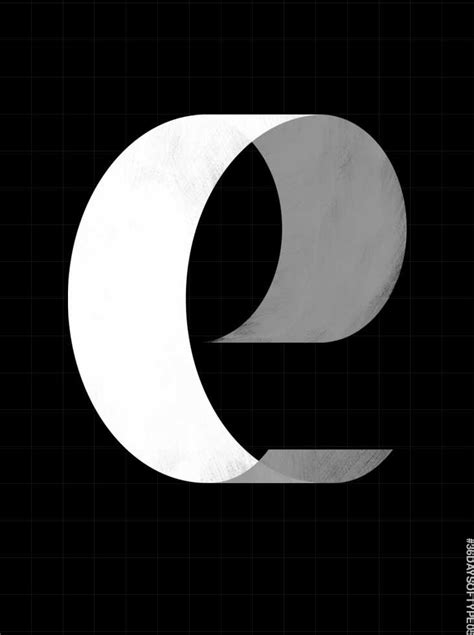 36 Days Of Type On Behance E Letter Design Logo Design Typography