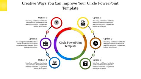Circle Chart 1 Powerpoint Template Creative Powerpoint Templates Images