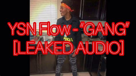 Ysn Flow Gang Unreleased Leaked Audio Youtube