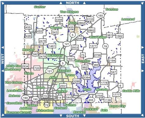 Collin County Zip Code Map Maping Resources