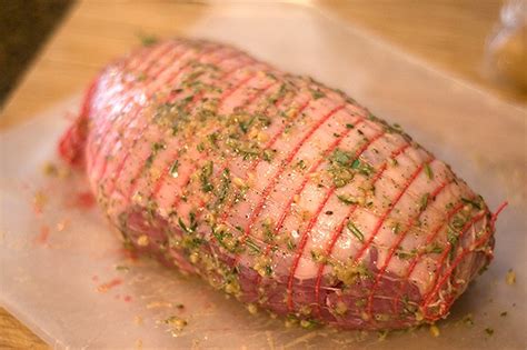It affords me opportunities to season it both inside and out. Roasted Boneless Leg of Lamb from Never Enough Thyme