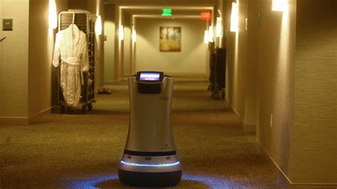 Robot Butler Welcomed At The Westin Youtube