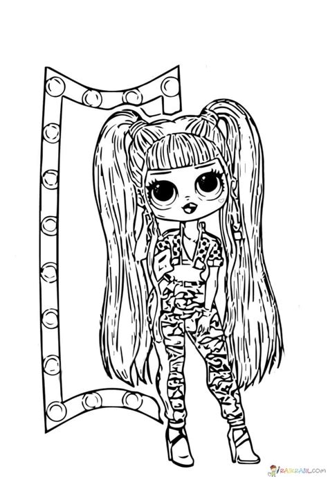 Omg Lol Dolls Coloring Page