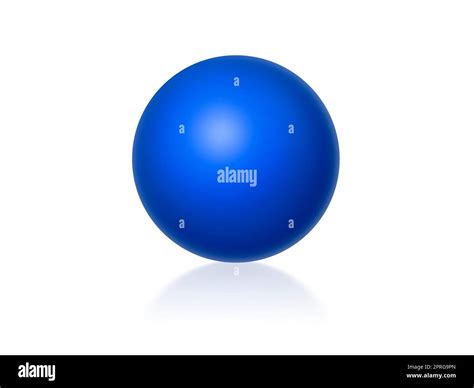 Blue Spheres Isolated On White Background 3d Render Stock Photo Alamy