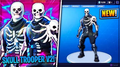 New “skull Trooper V2” Outfit Showcase Upgraded Skull Trooper Skin