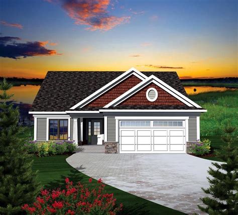 3 bedroom house plans with 2 or 2 1/2 bathrooms are the most common house plan configuration that people buy these days. Ranch Style House Plan 73126 with 2 Bed , 2 Bath , 2 Car ...