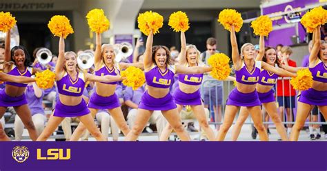 Tiger Girls Cheerleaders Earn Top 5 Finishes At National Competition Lsu