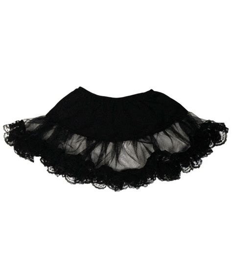 Adult Lace Petticoat Black Women Costume Petticoats