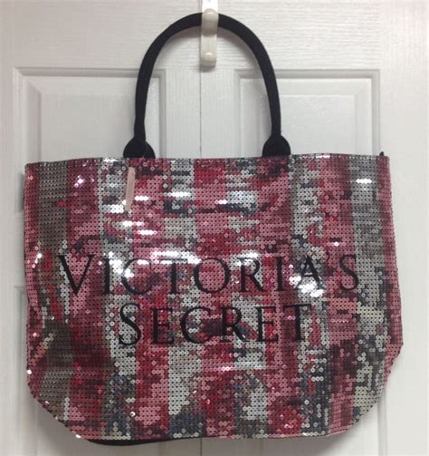 Victorias Secret Limited Edition 2015 Black Friday Tote Bag Sequins