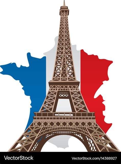 Paris Eiffel Tower Royalty Free Vector Image Vectorstock