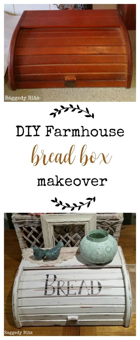 For a vintage vibe, choose a cheery red bread box. DIY Farmhouse Bread Box Makeover | Farmhouse bread boxes, Bread boxes, Rustic bread boxes