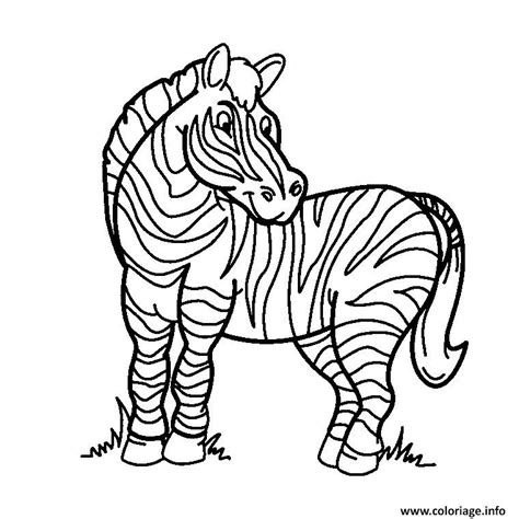 Coloriage Zebre Dessin Zebre à Imprimer