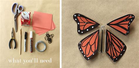 Wind Up Paper Butterflies
