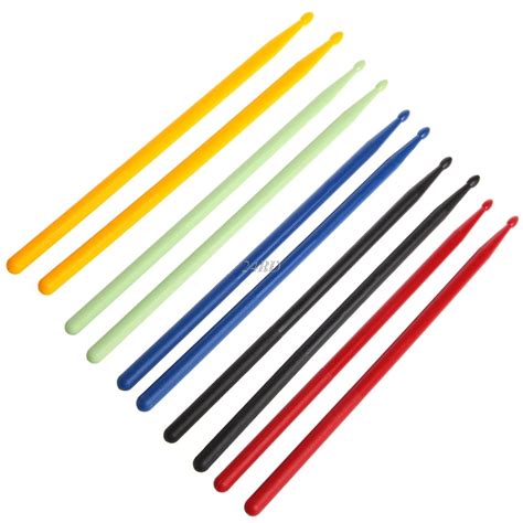 Professional Drumsticks Nylon Drum Stick Set High Quality Lightweight 1pair J24 In Parts